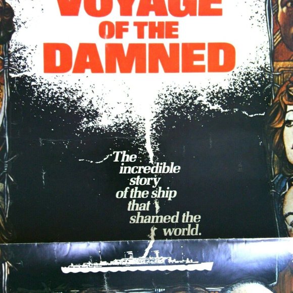 Vintage British Film Poster Voyage of the Damned Original Movie Poster Cruise UK - Picture 6 of 16